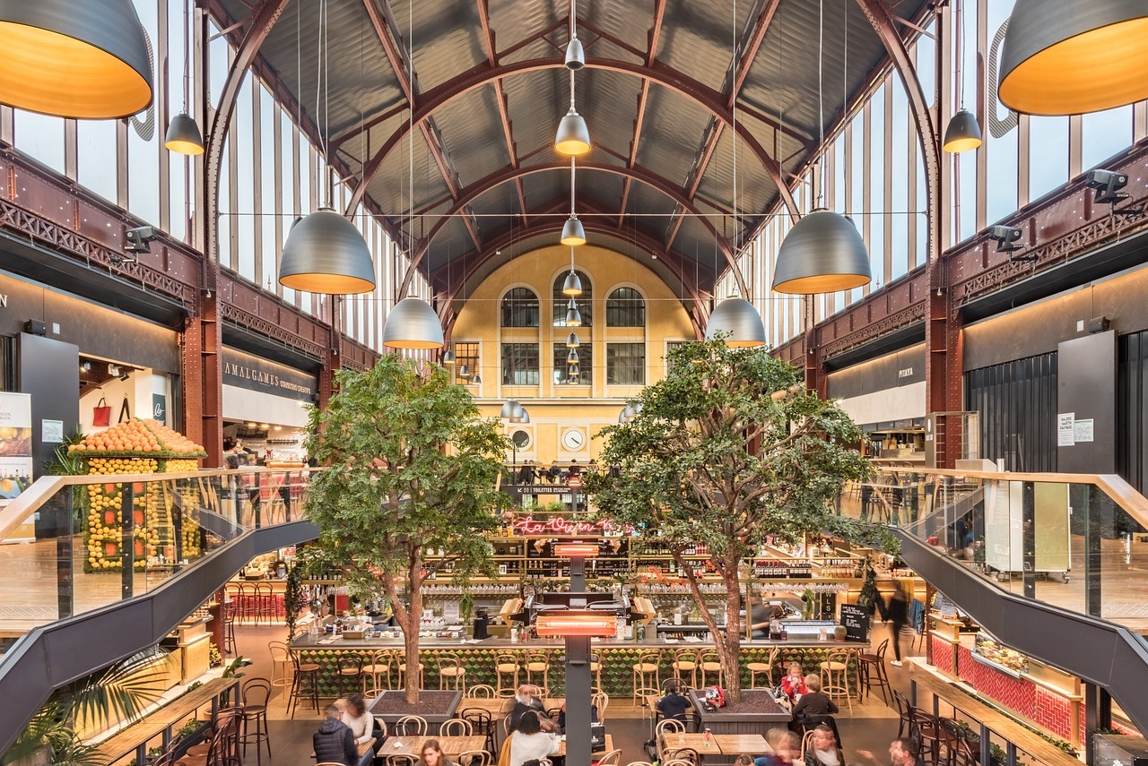 south station, covered market, market