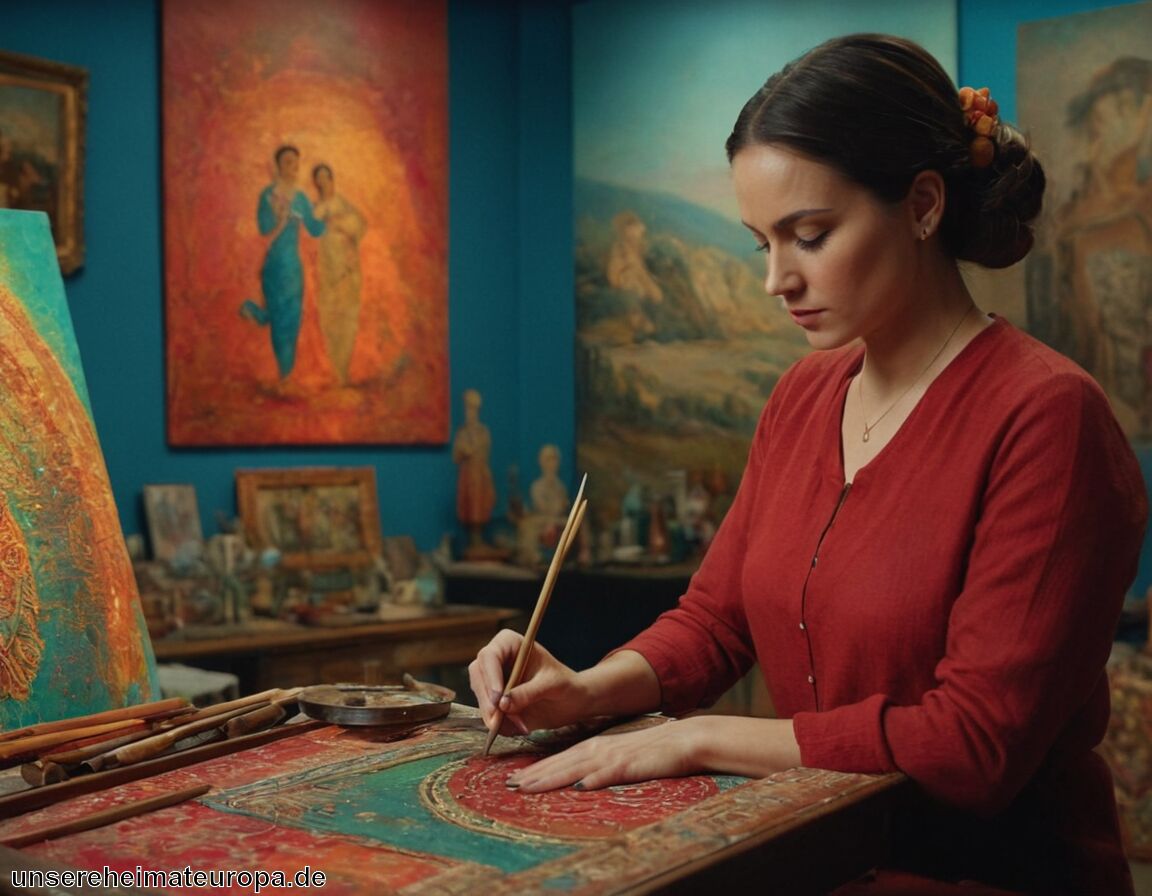 Laufende Kunstprojekte - Klara-Magdalena Martinek: Die Künstlerin zwischen Tradition und Moderne