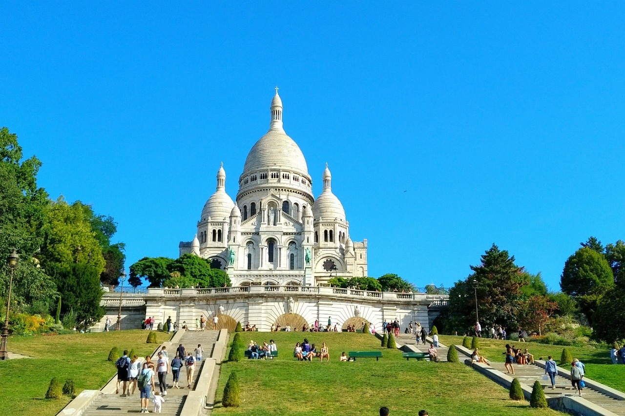 paris, montmartre, basilica, france, travel, monument, montmartre, montmartre, montmartre, montmartre, montmartre